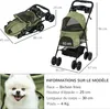 PawHut Poussette buggy pliable chien chat panier rangement Voir les images du produit 5
