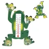A frog-shaped thermometer with suction cups, and a smaller frog decoration. Anteprima dell’immagine prodotto