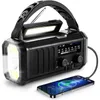 Tragbare Solar Radio 10000mAh Akku, Kurbelradio Produktbild-Vorschau 1