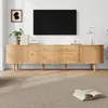 Merax TV-Lowboard mit Schiebetüren und 4 Schubladen, Produktbild-Vorschau 2