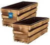 KOTARBAU® 2er Set Blumenkasten für Balkon 40x18x15cm Produktbild-Vorschau 1