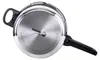 The bottom of a pressure cooker is shown, with the brand name and some certifications visible. Podgląd zdjęcia produktu