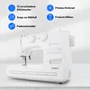 A white Medion sewing machine is shown on a light gray surface against a white background. Produktbild-Vorschau