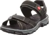 Rieker Damen Echtleder Sandalette schwarz, Damen:38 EU Produktbild-Vorschau 42