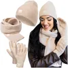 Set Invernale Donna HEYO: Cappello, Sciarpa Lunga e Guanti Anteprima dell’immagine prodotto 1