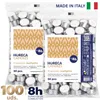 HORECA CANDLES Velas de Té 100 Unidades Blancas - 8 Horas Vista previa de la imagen del producto 1