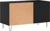 vidaXL Szafka panelowa czarna 85x38x48 cm materiał Podgląd zdjęcia produktu 6