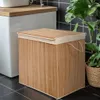 Kosz na pranie bambusowy do łazienki 60x40x61,5 VKO20 Podgląd zdjęcia produktu 5