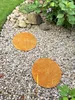 Trittplatte Cortenstahl Wegplatte rund ⌀ 30 cm Gartenplatte Produktbild-Vorschau 3