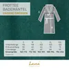 Lavea® Mexico Bademantel M für Damen und Herren – Saunatuch Produktbild-Vorschau 6