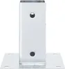 vidaXL Pfostenträger Quadratisch 4Stk. Silber 71x71mm Produktbild-Vorschau 5