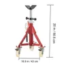 VEVOR Rohrständer 400 kg Kapazität, Rohrstütze mit Produktbild-Vorschau 8