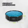VirtuFit Rundpool Ø 244 x 76 cm Anthrazit – ohne Pumpe Produktbild-Vorschau 7