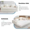 PixelPilot Schlafsofa 2-Sitzer aus Cord, ausklappbar, Produktbild-Vorschau 10