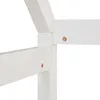 Homestyle4u detská posteľ biela 90x200cm dom posteľ ochrana Náhľad obrázku produktu 9