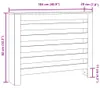 vidaXL Obložení radiátorů Grey Sonoma 104x20x82 cm Materiál Náhled obrázku produktu 6