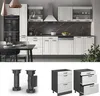 Küchenunterschrank Vicco R-Line Weiß Landhaus 60 cm mit Produktbild-Vorschau 3