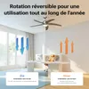 Wiltec Ventilateur de plafond silencieux 70 W, 5 pales, Ø Voir les images du produit 5