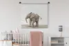 MuchoWow® Wandteppich Wandbehang Baby-Elefant - Tiere - Produktbild-Vorschau 2