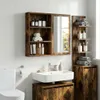 vidaXL Badezimmer-Wandschrank Räuchereiche 40 x 10 x 60,5 Produktbild-Vorschau 4