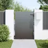 vidaXL Zahradní brána černá 85 x 150 cm Práškově lakovaná Náhled obrázku produktu 3