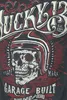 Lucky 13 T-Shirt Herren Skull Built schwarz L Produktbild-Vorschau 4