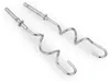 Two chrome dough hooks for a hand mixer against a white background. Produktbild-Vorschau
