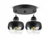Lampa Wisząca Sufitowa Żyrandol Czarna Szklane Kule Black Podgląd zdjęcia produktu 2
