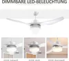 Ventilateur de plafond HOMCOM avec éclairage réversible, Voir les images du produit 5