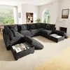 Canapé d'angle XXL en forme de U, modèle modulable pour 8 Voir les images du produit 2