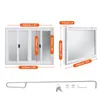 VEVOR okno pro občerstvení 48 "x36", servisní okno z Náhled obrázku produktu 8