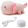 Eurocatch LED Nachtlicht Axolotl - Kinderlampe dimmbar - Produktbild-Vorschau 1