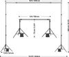 SucceBuy Supporto per sfondo regolabile 2,6 x 3 m, Anteprima dell’immagine prodotto 8