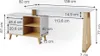 Schreibtisch Vicco Nautica Weiß 138 x 60 cm mit Schubladen Produktbild-Vorschau 7