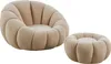 cosyou Sessel mit Hocker für Wohnzimmer & Schlafzimmer, Produktbild-Vorschau 1
