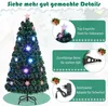 COSTWAY Sztuczna choinka LED 150 cm ze światłowodowym Podgląd zdjęcia produktu 4