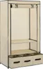 vidaXL Armoire Crème 87 x 49 x 159 cm Tissu Voir les images du produit 1