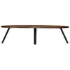 vidaXL Couchtisch, Recyceltes Massivholz Teak, Oval, Produktbild-Vorschau 3