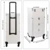 Coffret de maquillage Argent Chariot de salon avec tiroirs Voir les images du produit 8