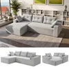 GLP Modulares Ecksofa 256 cm aus Cord, 4-Sitzer mit Produktbild-Vorschau 14