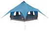 vidaXL Tente familiale pour 10 personnes, couleur bleue Voir les images du produit 1