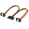 Goobay PC Y Stromkabel/Stromadapter, SATA 1x Buchse zu 2x Produktbild-Vorschau 1