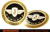 2x Zündapp Emblem, Tankemblem, Ø 65mm, Gold & Schwarz mit Produktbild-Vorschau 3