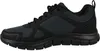 A side view of a black athletic shoe. Voir les images du produit