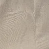 Recycle Teppich mit modernen ovalen Formen liniert in beige Produktbild-Vorschau 3