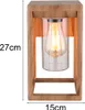 Globo Lighting|Außenleuchte Aluminium Druckguss holzoptik Produktbild-Vorschau 4
