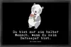 Mr. & Mrs. Panda Schmutzmatte Barkeeper Herz 50 x 75 cm - Produktbild-Vorschau 1