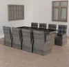 vidaXL Ensemble de jardin 7 pièces avec coussins Poly rotin Voir les images du produit 20