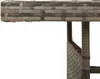 vidaXL Zahradní stůl šedý 160x70x72 cm Poly ratan a masivní Náhled obrázku produktu 3