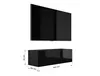 Hängendes TV-Schrank, A: B: 100 cm, H: 34 cm, T: 32 cm, Produktbild-Vorschau 3